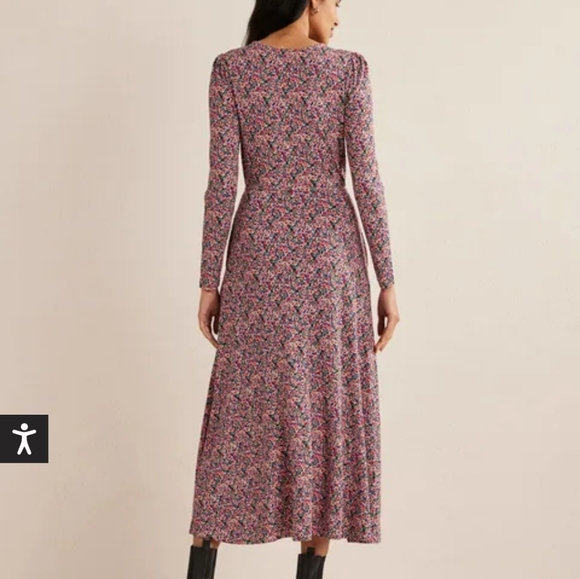 Skirt Detail Dress in Multi Petal Toile - Picture 3 of 8